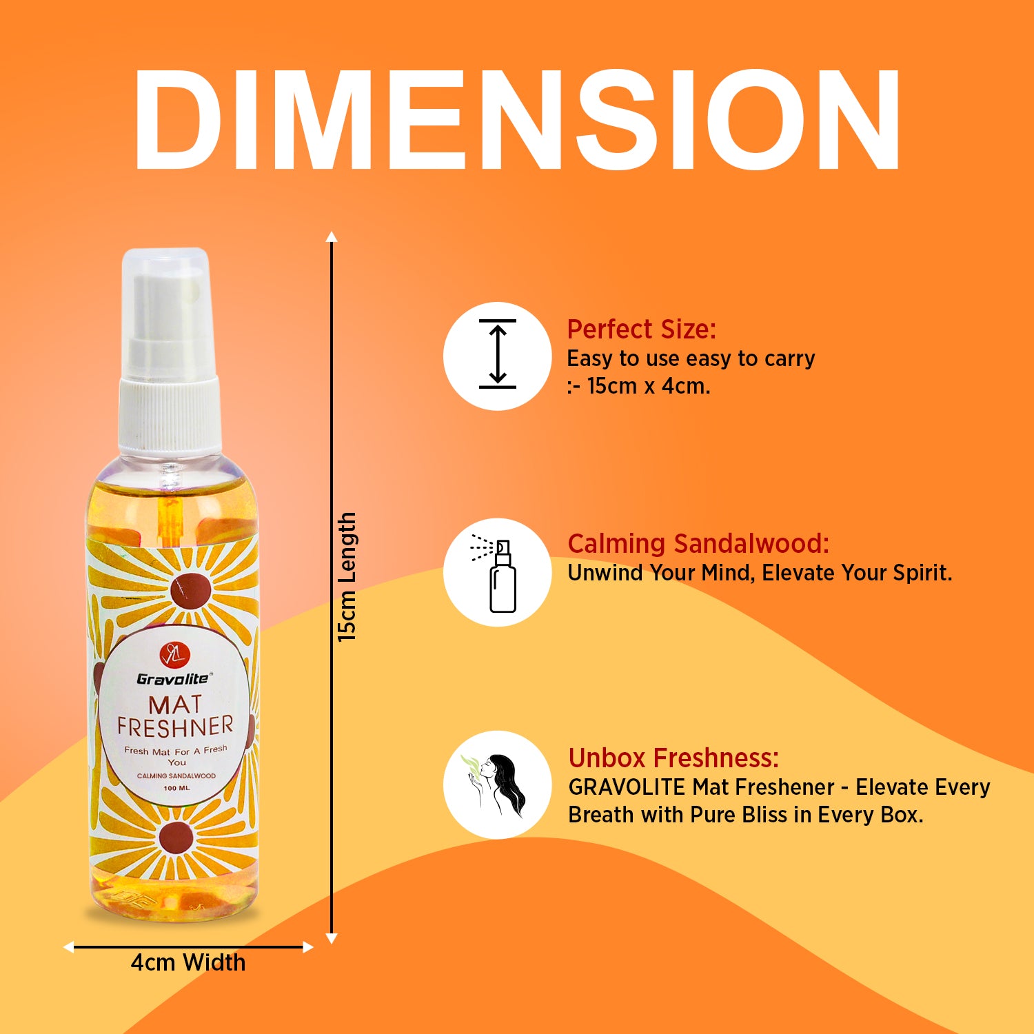 Yoga Mat Freshener Spray
