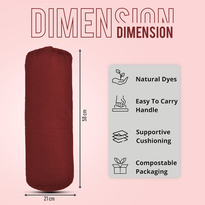 Wine bolster cushion